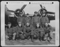 Thumbnail for Lt. Baldwin And Crew Of The Boeing B-17 "Flying Fortress" Of The 390Th Bomb Group Pose By Their Plane At Their Base In England On 25 February 1945. - Page 1