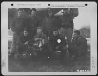 Thumbnail for Lt. Maxwell And Crew Of The Boeing B-17 "Flying Fortress" Of The 390Th Bomb Group Pose By Their Plane At Their Base In England On 26 December 1944. - Page 3