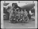 Thumbnail for Lt. Burn And Crew Of The Boeing B-17 "Flying Fortress" Of The 390Th Bomb Group Pose By Their Plane At Their Base In England On 1 October 1944. - Page 1