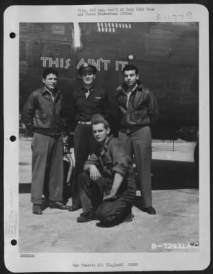 Thumbnail for General > Lt. Dozier And Crew Of The 410Th Bomb Group Pose Beside The Douglas A-20 "Tallywacker" At A 9Th Air Force Base In England. 25 July 1944.