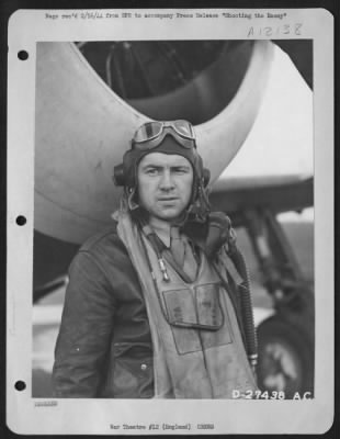 Thumbnail for Fighter > Lt. Leroy W. Ista, Walcott, N.D., U.S. Army 8th Air force, is another member of Uncle Sam's Army Air force, is another member of Uncle Sam's Army Air forces who is making it rough for the Nazi "supermen"flying over occupied Europe and Germany.