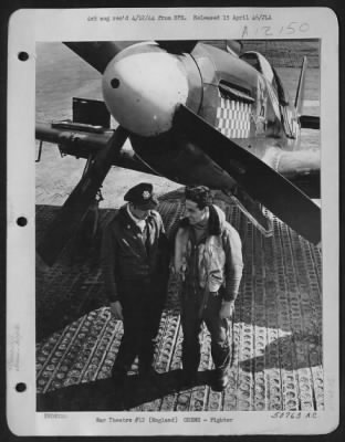 Thumbnail for Fighter > England-Lt. Godfrey (left) wingman and Capt. Gentile.