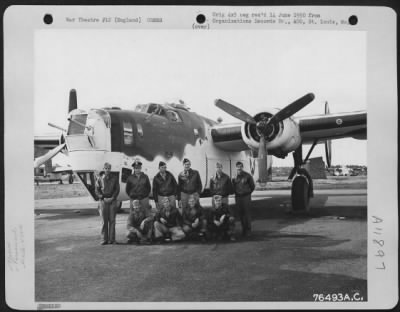 Thumbnail for General > Lt. Hill And Crew Of The 479Th Anti Submarine Group Pose By A Consolidated B-24 At An Air Base In St. Eval, England.  1943.