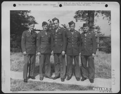 Thumbnail for Ground > The Ground Crew Of The 379Th Bomb Group Pose For The Photographer At An 8Th Air Force Base In England.  20 August 1943.