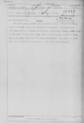 Old German Files, 1909-21 > James E. Eccentiel (#51929)
