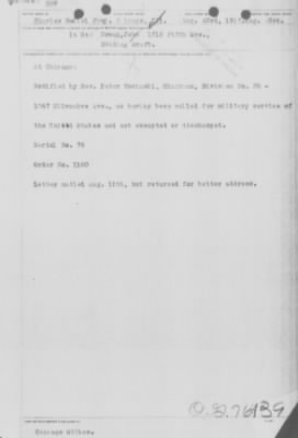 Old German Files, 1909-21 > Various (#8000-76139)
