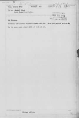 Old German Files, 1909-21 > Mandel Cohen (#76171)