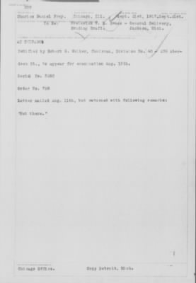 Old German Files, 1909-21 > Various (#76223)