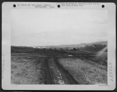 Thumbnail for Consolidated > Heavy equipment of the 808th Aviation Engineers Battalion is used in construction of an airstrip at Saidor, New Guinea. 18 January 1944.