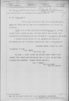 Old German Files, 1909-21 > William J. Cotey (#76262)