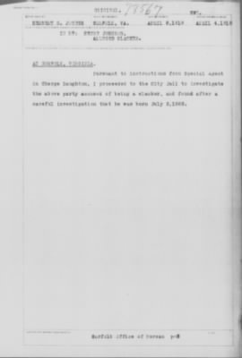 Old German Files, 1909-21 > Henry Johnson (#8000-78567)
