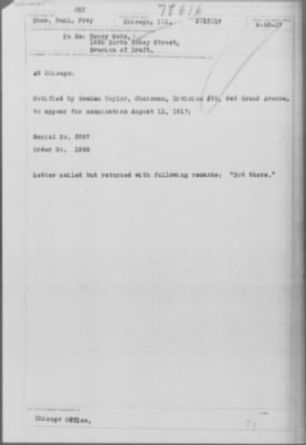 Old German Files, 1909-21 > Various (#8000-78616)