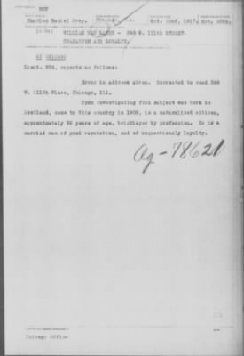 Old German Files, 1909-21 > William Mac Laren (#8000-78621)