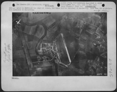Consolidated > BEFORE: After we destroyed the plant at Bremen, the Nazis shifted machinery to Marienburg. More than 40% of FW-190's were assembled at Marienburg.