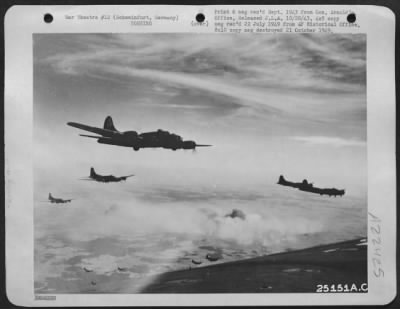 Thumbnail for Consolidated > Boeing B-17 "Flying Fortresses" over Schweinfurt, Germany.