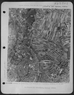 Thumbnail for Consolidated > Bombing of Marshalling Yard Junction at Strasbourg, Germany, 11 Aug 44.