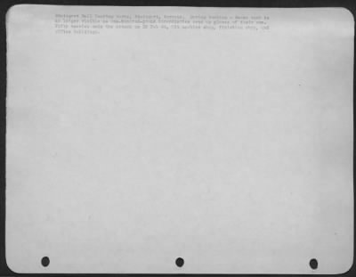 Consolidated > Stuttgart Ball Bearing Works, Stuttgart, Germany. During bombing-Smoke bomb is no longer visible as one-hundred-pound incendiaries send up plumes of their own. Fifty heavies made the attack on 25 Feb 44, hit machine shop, finishing shop, and office