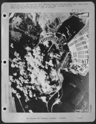 Thumbnail for Consolidated > Weimar, Germany-Weimar Armament Works was attacked on 24 Aug 44 by 8th Air Force heavy bombers.