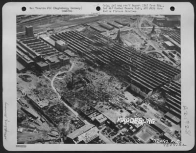 Thumbnail for Consolidated > Bomb Damage To Installations At Magdeburg, Germany.