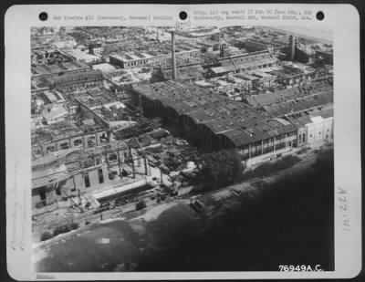 Thumbnail for Consolidated > Bomb Damage To Factory In Nuremberg, Germany.