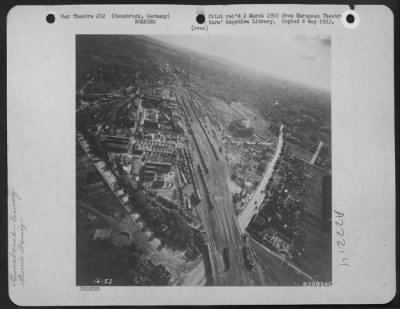 Thumbnail for Consolidated > Bomb Damage To Marshalling Yards, Osnabruck, Germany.