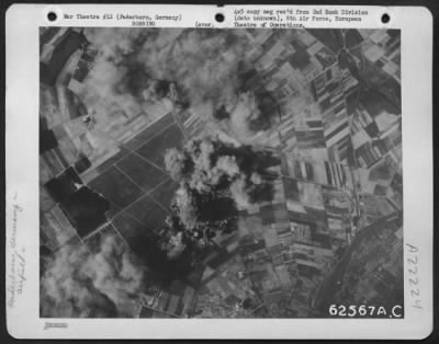 Thumbnail for Consolidated > Bombing Of Enemy Airfield Installations At Paderborn, Germany, On 19 April 1944 By 2Nd Bomb Div., 8Th Af.