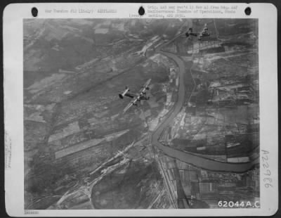 Thumbnail for Consolidated > Two Consolidated B-24 Liberators En Route To Bomb Enemy Installations.  Italy.