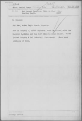 Old German Files, 1909-21 > Wm. Ernest Hamilton (#8000-71337)