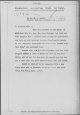 Old German Files, 1909-21 > A. R. Baird (#71297)