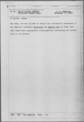 Old German Files, 1909-21 > Maria Louisa Iwersen (#8000-78512)
