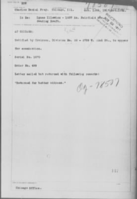 Old German Files, 1909-21 > Ignac Illewics (#8000-78507)