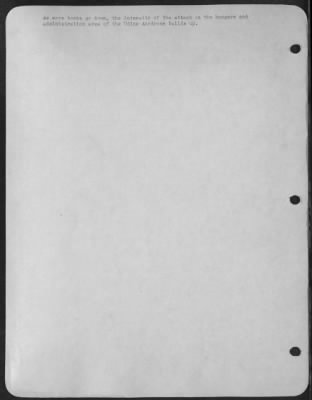 Consolidated > As more bombs go down, the intensity of the attack on the hangars and administration area of the Udine Airdrome builds up.