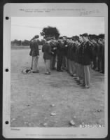 Thumbnail for Brig. Gen. Robert D. Knapp awards medals, at Solenzara, Corsica, 1 February 1945. - Page 3