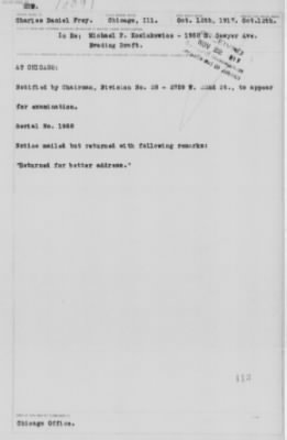 Old German Files, 1909-21 > Michael P. Koslakowics (#8000-70091)