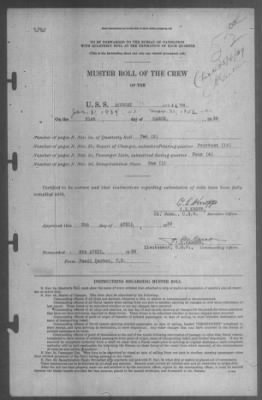 Muster Rolls > 31-Mar-1939