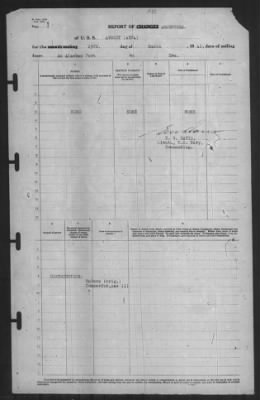 Thumbnail for Report of Changes > 25-Mar-1943