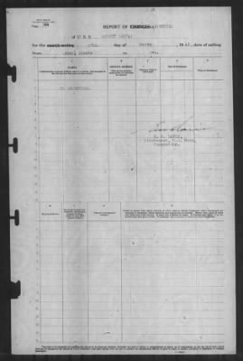 Thumbnail for Report of Changes > 27-Mar-1943