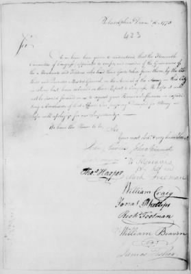 Thumbnail for Misc Ltrs to Congress 1775-89 > M (Vol 15)