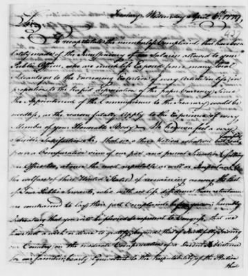 Thumbnail for Misc Ltrs to Congress 1775-89 > M (Vol 15)