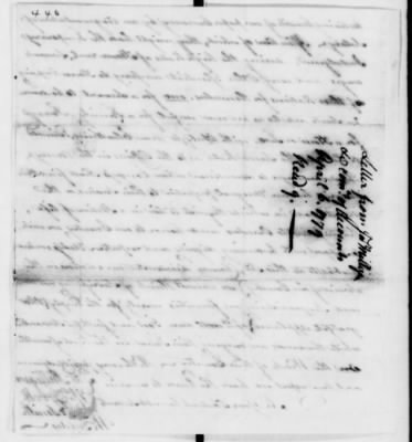 Thumbnail for Misc Ltrs to Congress 1775-89 > M (Vol 15)