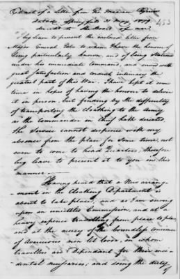 Thumbnail for Misc Ltrs to Congress 1775-89 > M (Vol 15)