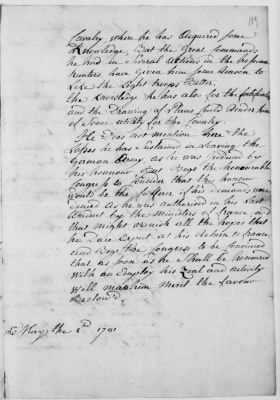 Thumbnail for Misc Ltrs to Congress 1775-89 > M (Vol 16)