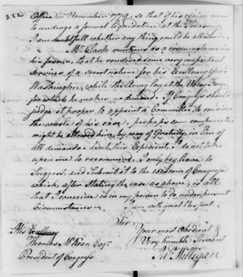 Misc Ltrs to Congress 1775-89 > M (Vol 16)