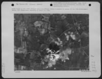 Thumbnail for Bombs Burst On The Jaffe Defense Area C In France During A Mission By Planes Of The 17Th Bombardment Group, 34Th Bombardment Squadron On April 16, 1945. - Page 1