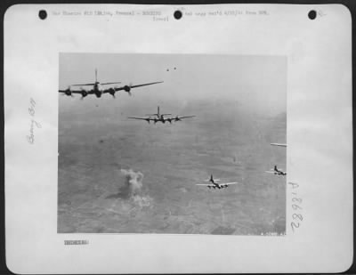 Dijon > Bombing of Dijon, France by Boeing B-17 Flying Fortresses.