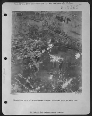 Thumbnail for Amiens > Marshalling Yards Of Amiens-Longau, France.  Photo Was Taken 20 March 1944.