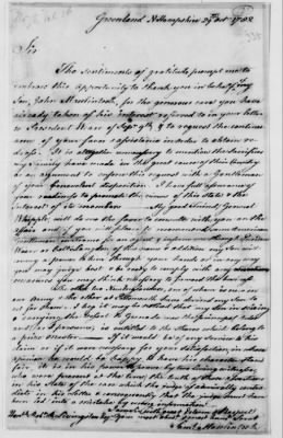 Thumbnail for Misc Ltrs to Congress 1775-89 > M (Vol 16)