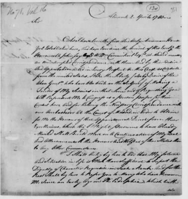 Thumbnail for Misc Ltrs to Congress 1775-89 > M (Vol 16)