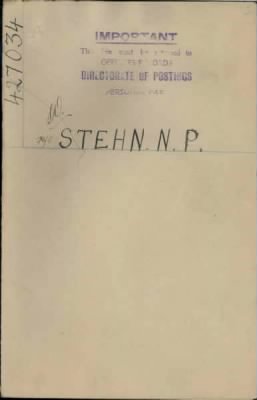 Thumbnail for Norman Paterson > Stehn, Norman Paterson (427034)