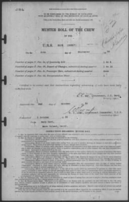 Muster Rolls > 30-Sep-1939